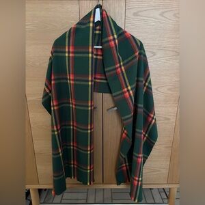 Unisex Gap Cozy Plaid Scarf - 79 inches Long
